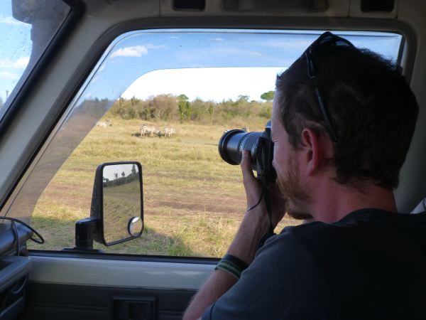 Georg fotografiert