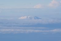 Der Kilimanjaro vom Flugzeug aus (Bild v. Martin E.)