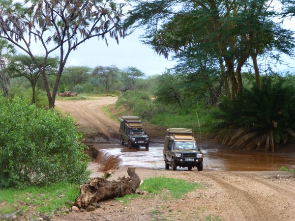 Fahrt durch den Tsavo