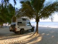 Camp vor der Ilha de Mozambique