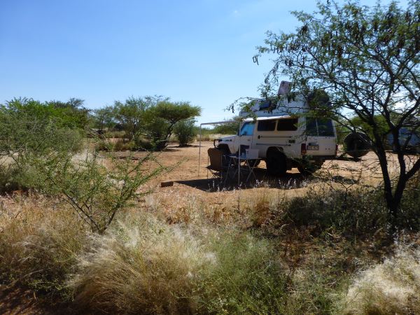 Im Oppi Koppi Campground in Kamanjab