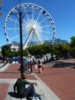 Riesenrad an der Waterfront