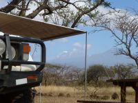 Der Kilimanjaro an unserem Camp
