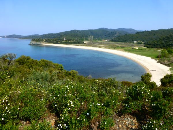 Sykia-Beach auf Sithonia