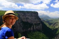 Blick zur Vikos Schlucht