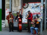 Supergute Straßen-Jazz-Band