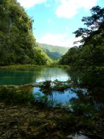 Bei den Emerald Pools