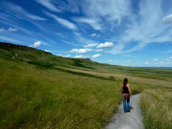 Head smashed in Buffalo Jump