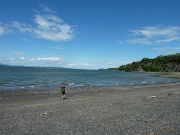 Allein am Strand