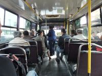 Fahrt mit dem Techno-Bus