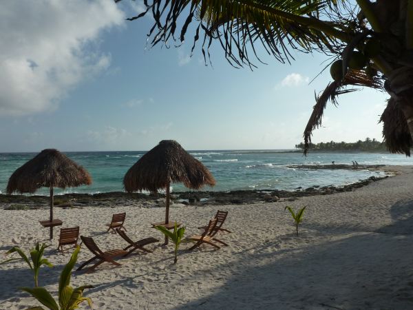 Wieder zurück an der Küste Yucatans - unterhalb Playa del Carmen