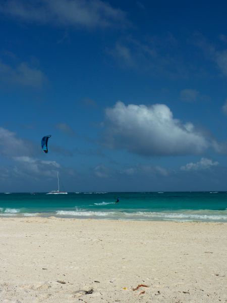 Kitesurfer gibt es hier auch