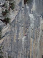 Respekt - heute Nacht gibts Regen und Sturm die die haben ein Hängebiwak in der Wand...