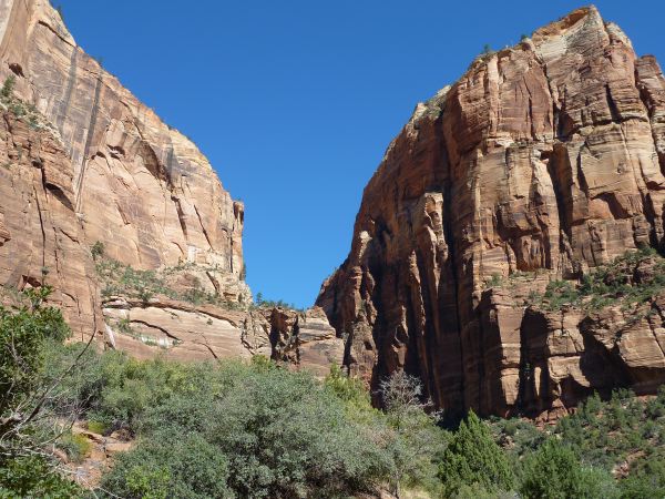 Beeindruckende Steilwände
