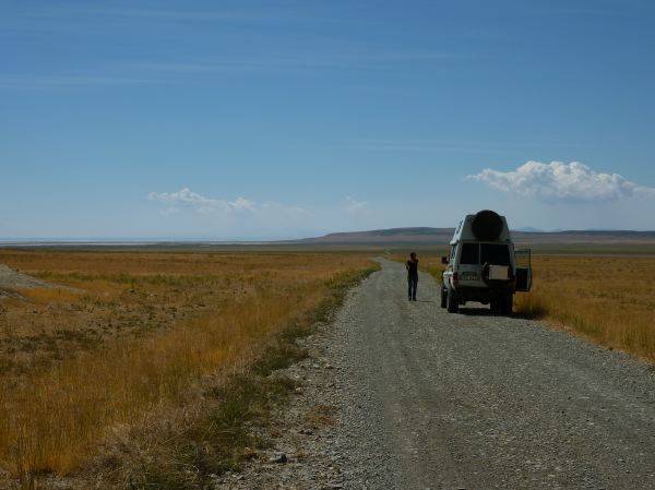 Kurze Pause auf dem Weg zum Salt Lake