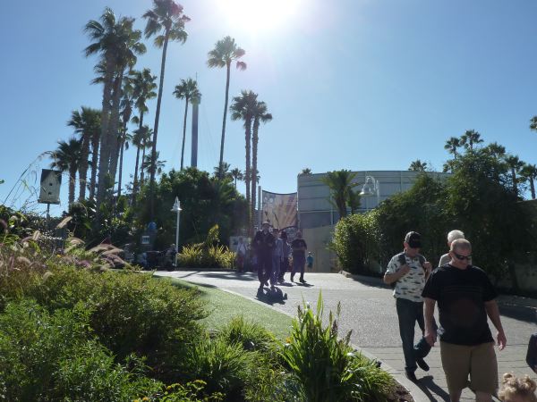 Wenig los in Sea World, dank Wochentag