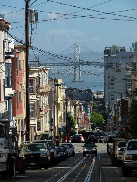 Blick nach Chinatown