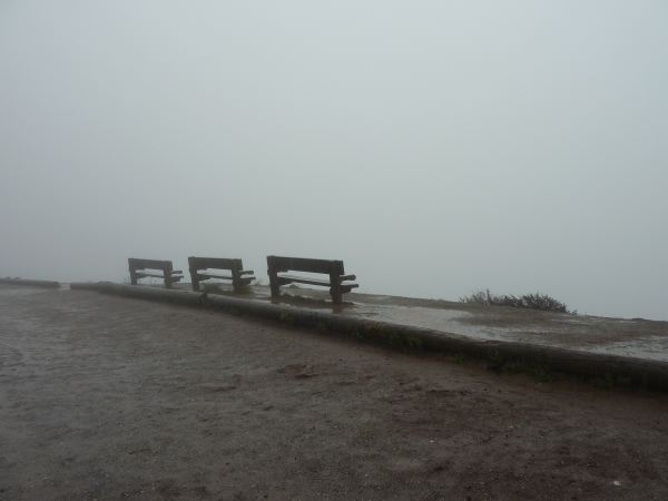 Hier sollte eigentlich die Golden Gate bridge zu sehen sein...