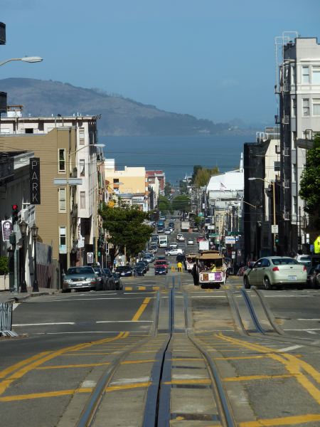 und wieder runter zur Fishermans Wharf