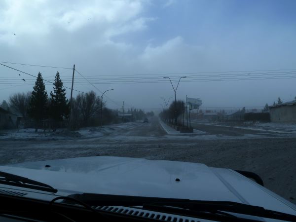 Kein Schnee-, sondern ein Sandsturm