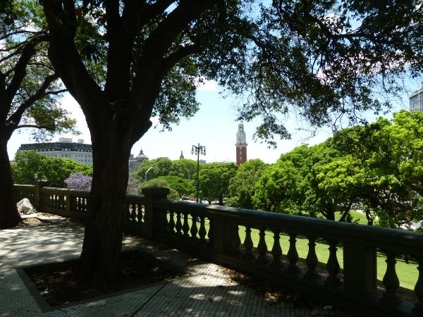 Blick auf den Plaza San Martin