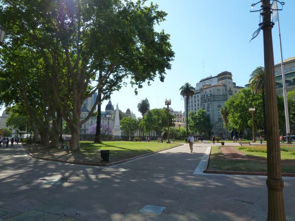 Wieder zurück am Plaza de Mayo