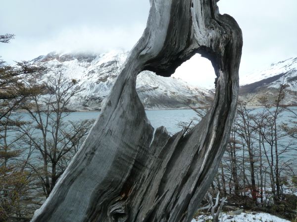 Bei der Seewanderung mit 50 km/h-Winden