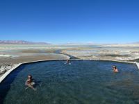 in den Hot Springs mit Malin und Espen