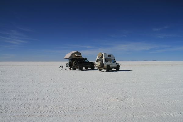 Unser Camp am Salar de Uyuni