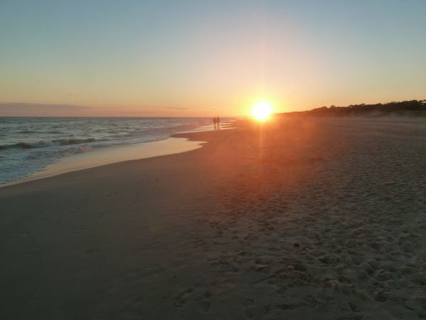Und der Strand ist nicht zu überfüllt