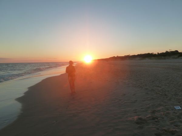 Ein letzter Strandspaziergang...